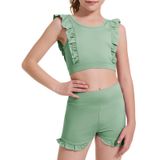 Shorts Esportivos Para Meninas, Tamanho De 3 A 10 Anos, Sutiã De Treinamento Charmwm