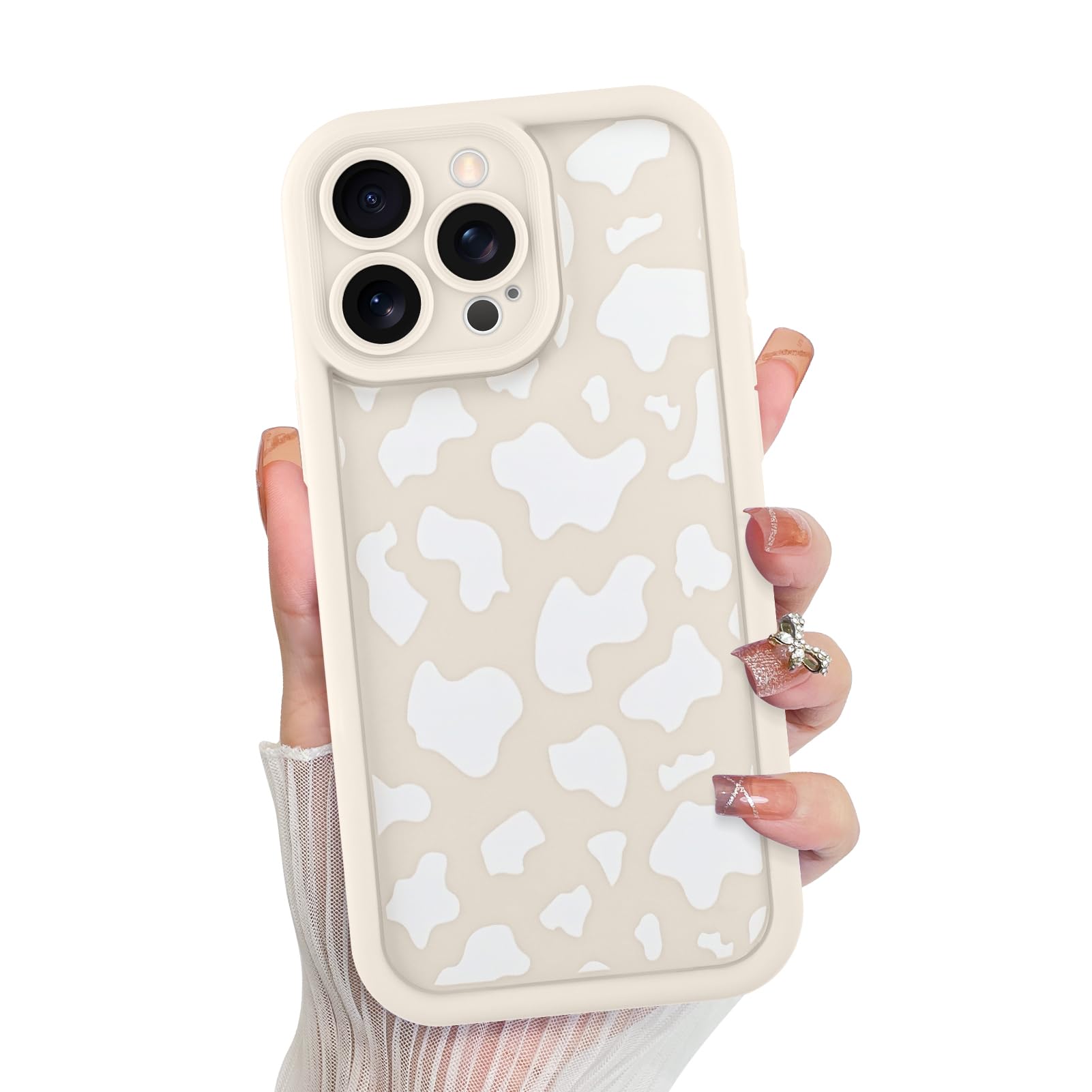 Capa De Telefone Kanghar Compatível Com Iphone 15 Pro Max - Branca