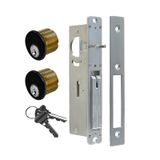 Fechadura De Encaixe Comercial Alsecure Para Portas De Vitrine