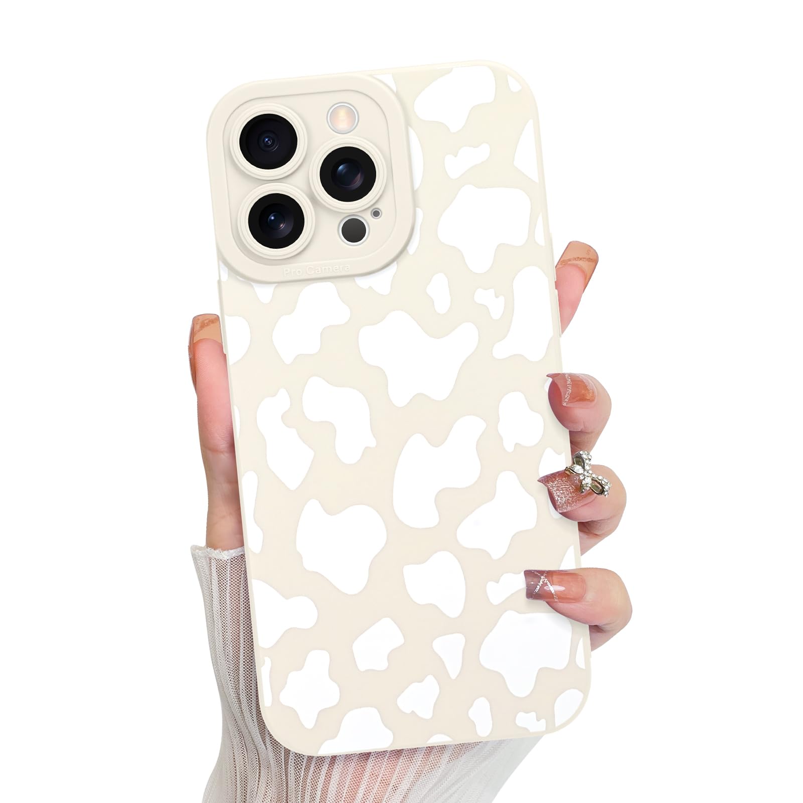 Capa De Telefone Kanghar Compatível Com Iphone 14 Pro Max - Branca