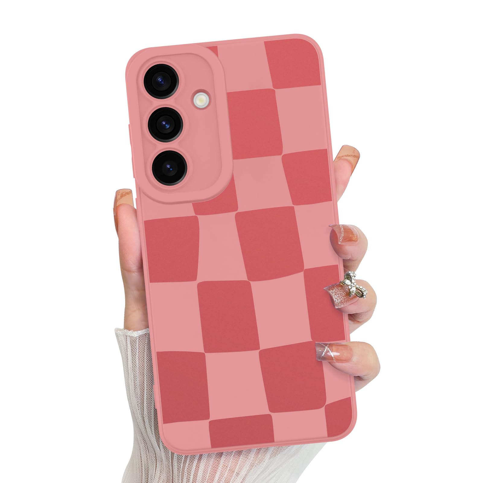 Capa De Telefone Kanghar Compatível Com Samsung Galaxy S25 - Rosa