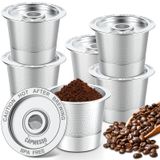 Cápsulas De Café K Cups Reutilizáveis Capmesso Para Keurig 1.0, Pacote Com 6