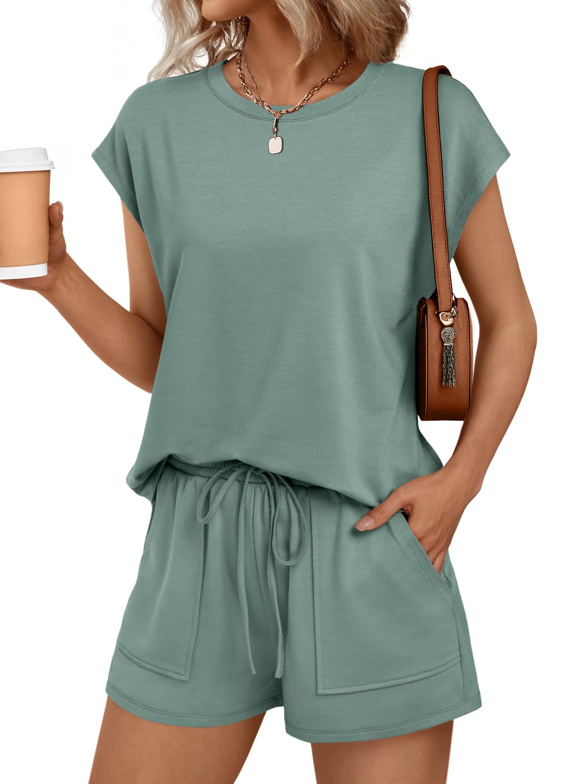 Conjunto De Lounge De Duas Peças Automet, Roupas Femininas De Verão 2025