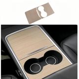 Edição De Madeira Wrap Frani Do Console Central Para Tesla Model 3/y