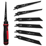 Serra Manual Xdovet Khj201 Multi Lâminas 6 Em 1 De 15 Cm Com 6 Lâminas