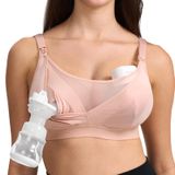 Sutiã De Bombeamento E Amamentação Momcozy Mesh Support Hands Free