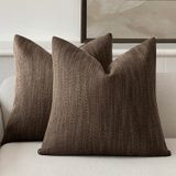 Capas De Almofada Findtower Decorative Texture Serlap Linen X2
