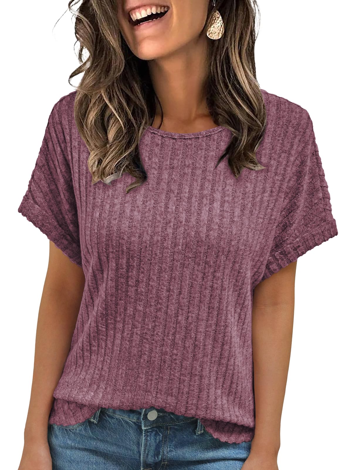 Camiseta Automet Summer Sweater, Manga Curta, Túnica Feminina