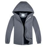 Casaco De Chuva Ummtom Boys Leve Impermeável 8-9y Cinza