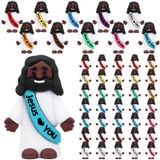 Mini Estatuetas Black Jesus Bememo, 50 Unidades Para Lembrancinhas