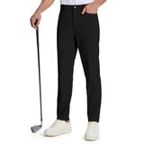 Calças De Golfe Willit, Calças Sociais Masculinas, Elásticas, De Secagem Rápida, Pretas