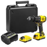 Parafusadeira Furadeira Stanley Sbd715d2k 20v Com Maleta