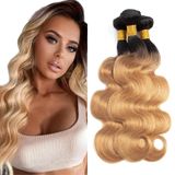 Pacotes De Cabelo Mamart Honey Blonde Body Wave 30cm 35cm 40cm