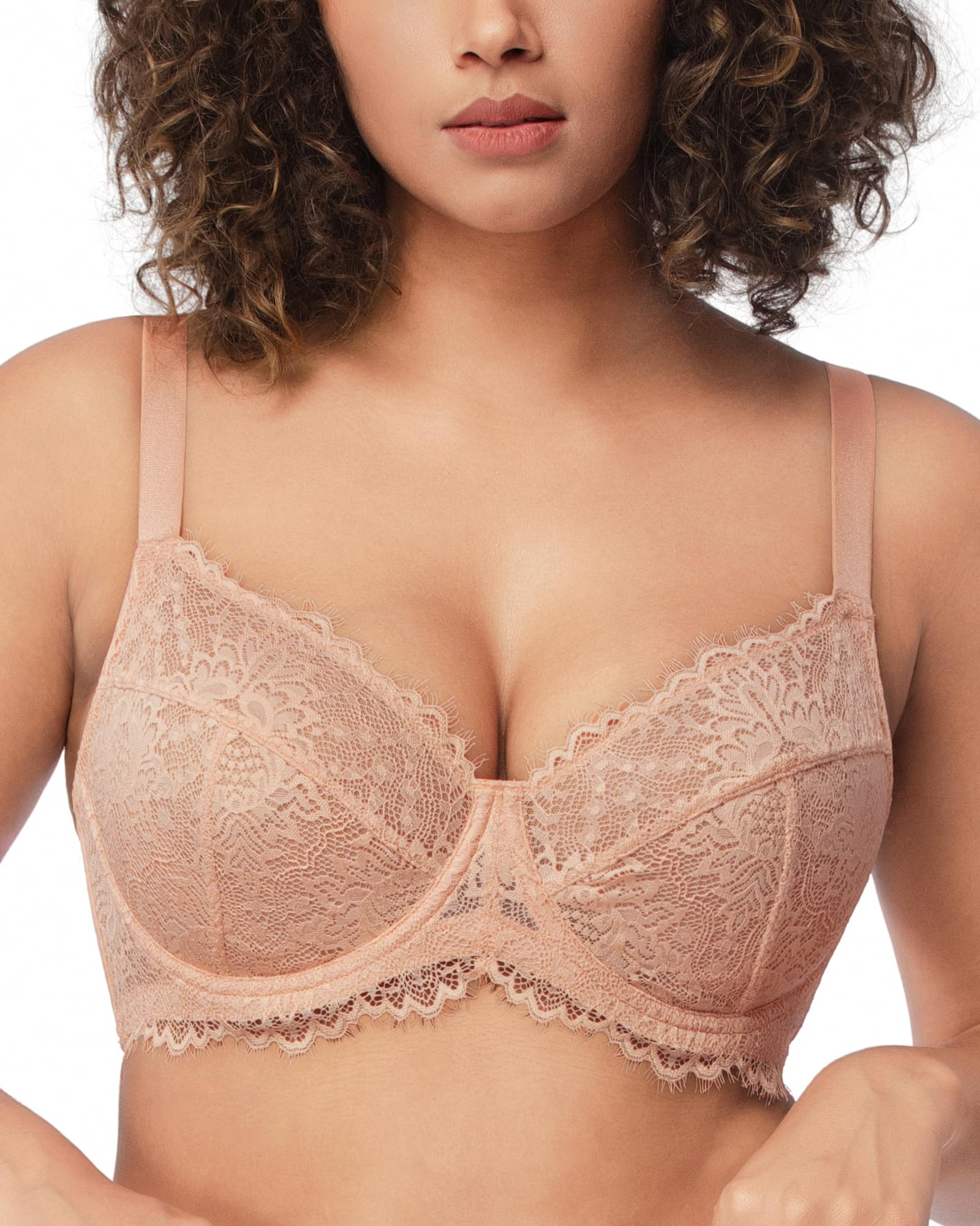 Sutiã Minimizer Hsia Plus Size Underwire Full Coverage Taupe
