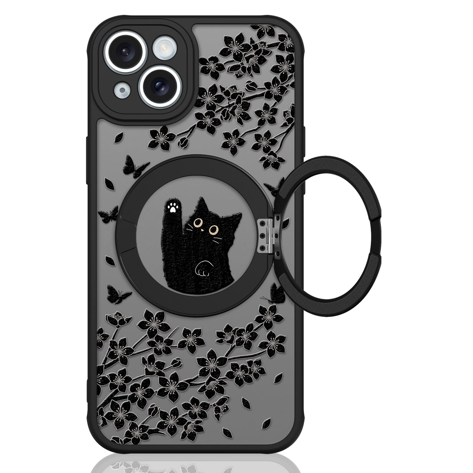 Capa De Telefone Heaofei Cute Para Iphone 15 Plus Com Suporte E Magsafe