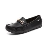 Mocassins Bernal Para Mulheres, Casuais, Leves, Antiderrapantes, Pretos