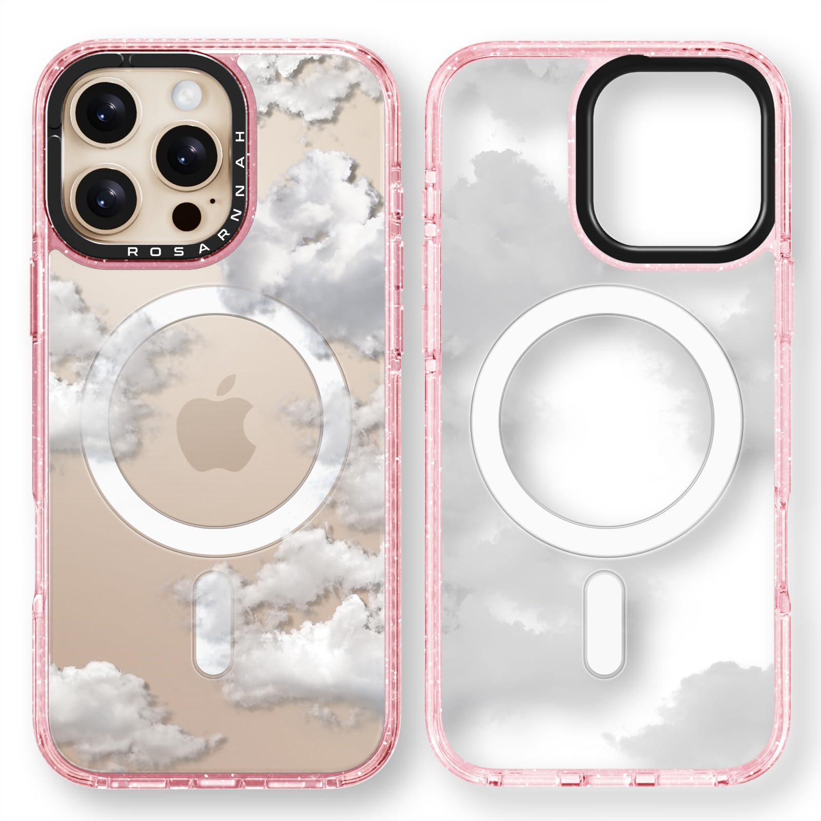 Capa De Telefone Rosarnnah Magnetic Para Iphone 16 Pro Max Magsafe