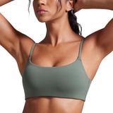 Sutiã Esportivo Crz Yoga Butterbreeze, Gola Redonda, Feminino, Cinza, Sálvia