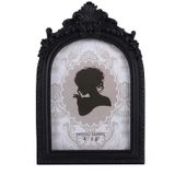 Porta-retratos Sikoo Vintage 10x15cm Preto Gótico De Parede/mesa