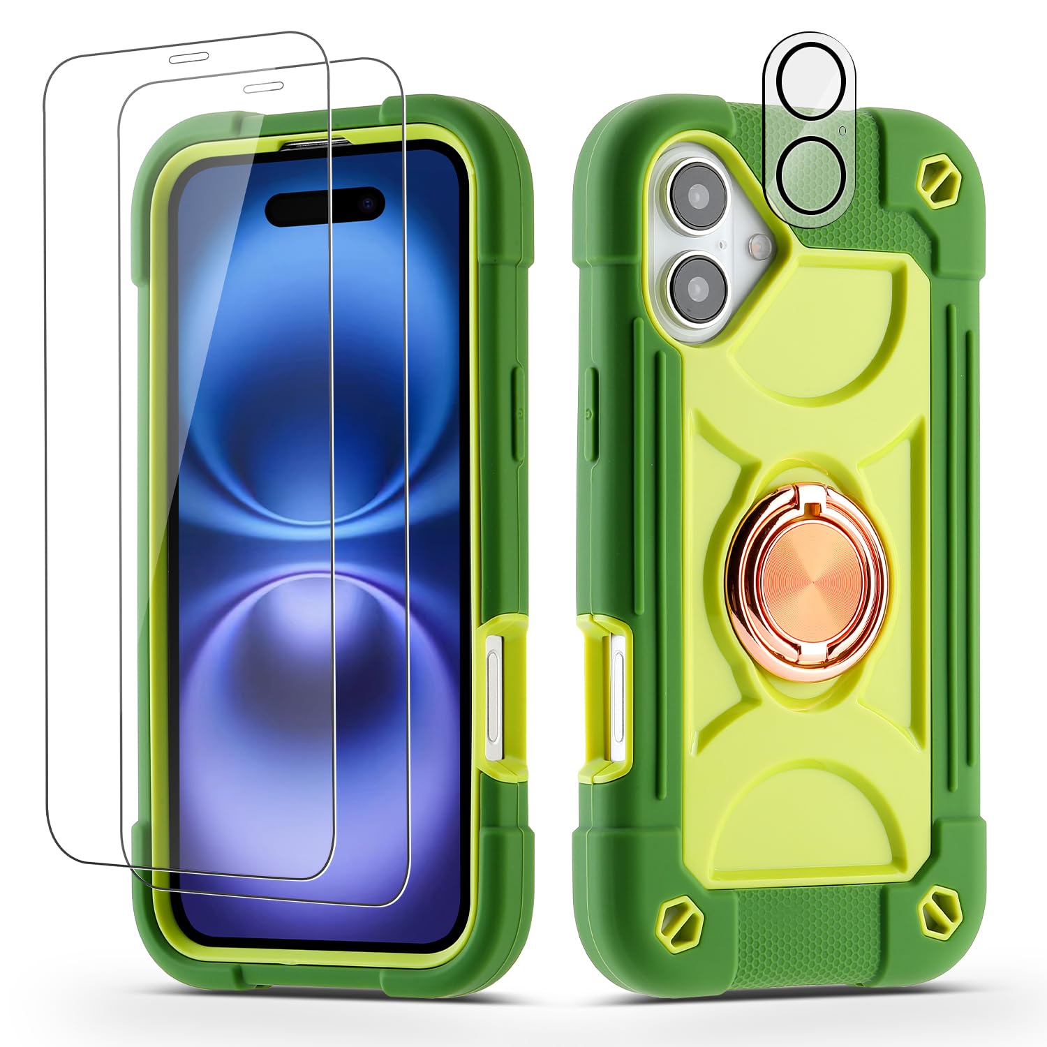 Capa De Telefone Cookiver Para Iphone 16 Plus De 6,7" Com Acesso.