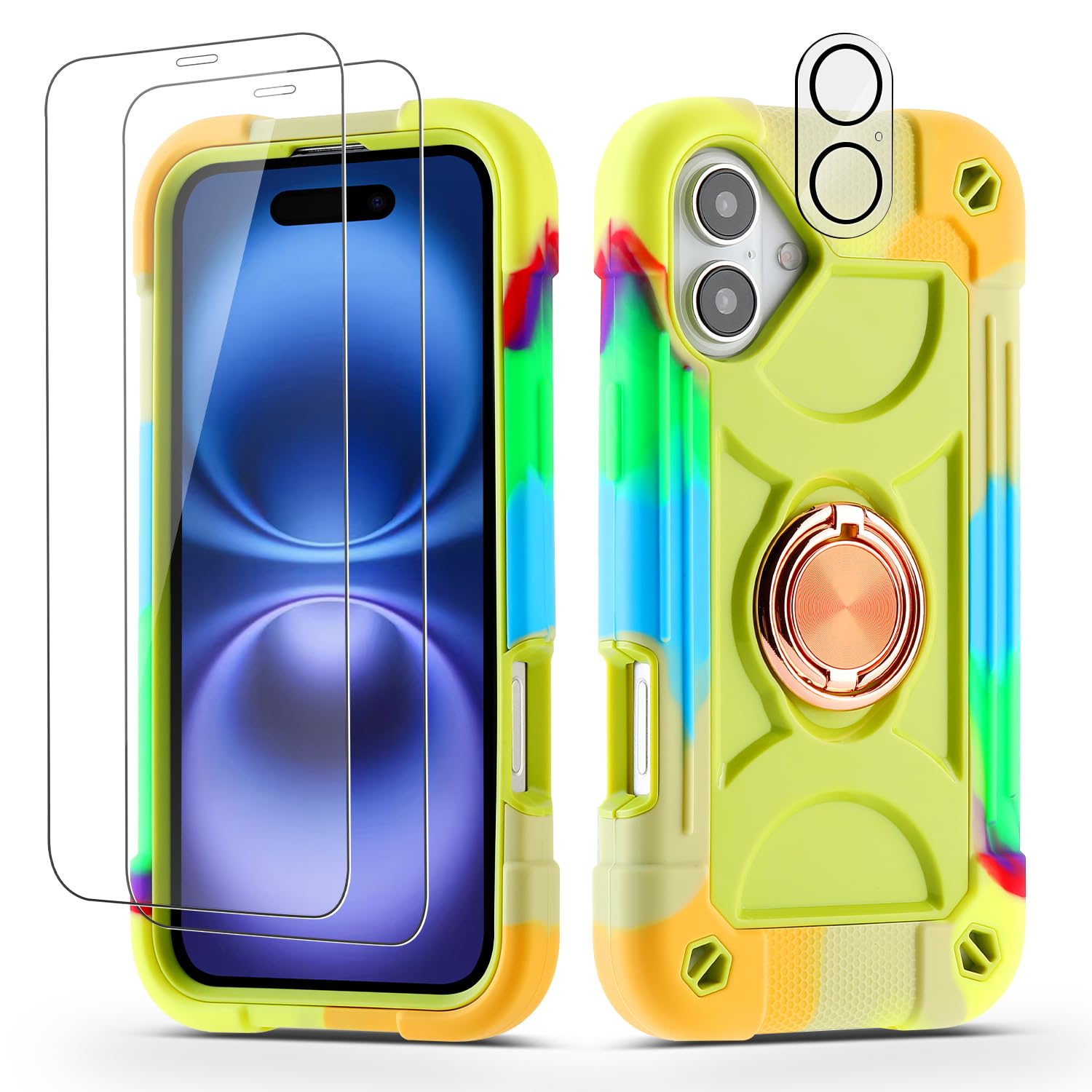 Capa De Telefone Cookiver Para Iphone 16 Plus De 6,7" Com Acesso.