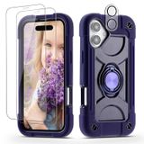 Capa De Telefone Cookiver Para Iphone 16 De 6,1 Polegadas Com Acessórios