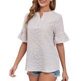 Blusa Feminina De Algodão Altelime De Manga Curta Roxa Gg