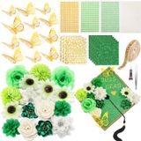 Kit De Decoração De Boné De Formatura Wavwavw 43 Unidades Verdes