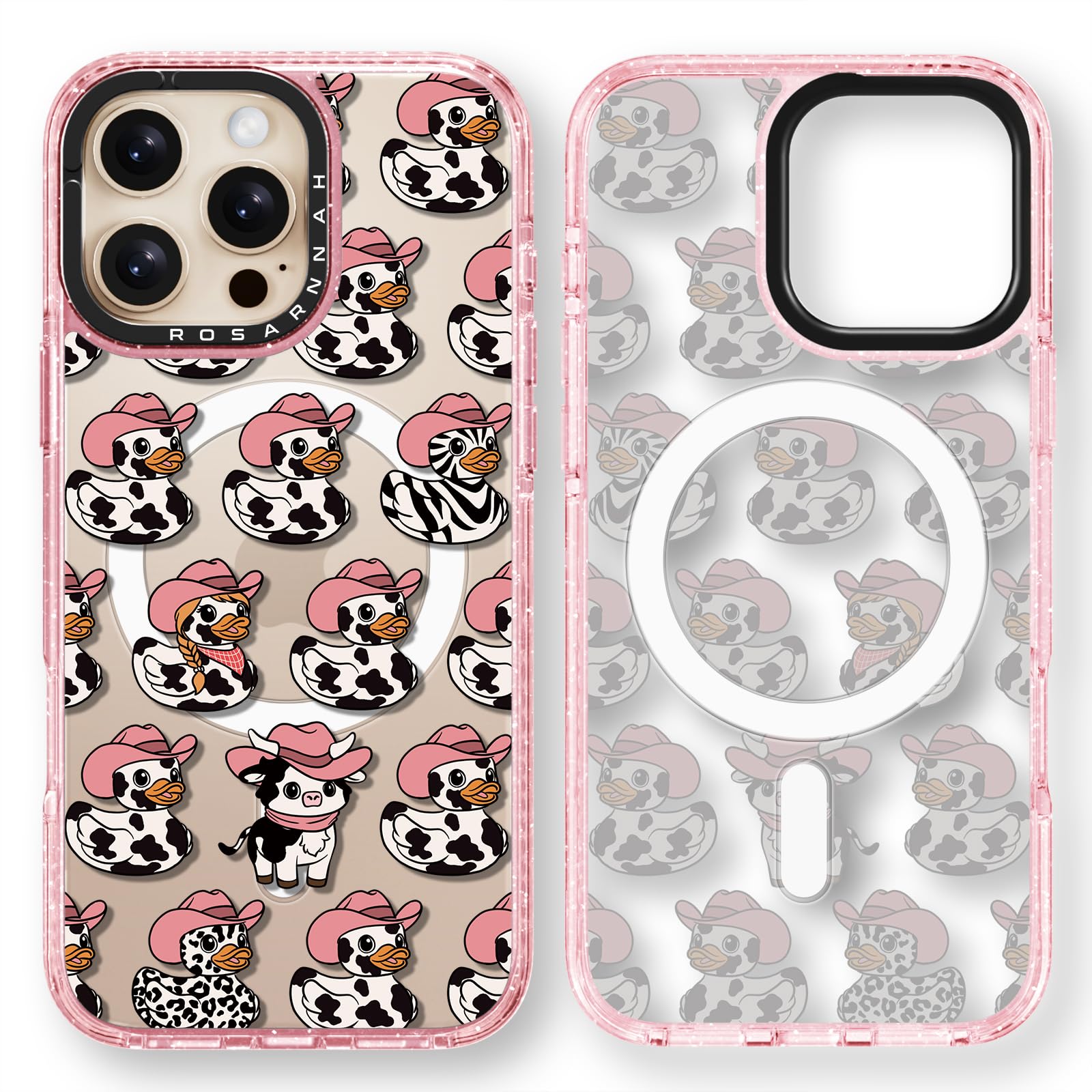 Capa De Telefone Rosarnnah Magnetic Para Iphone 16 Pro Max Magsafe