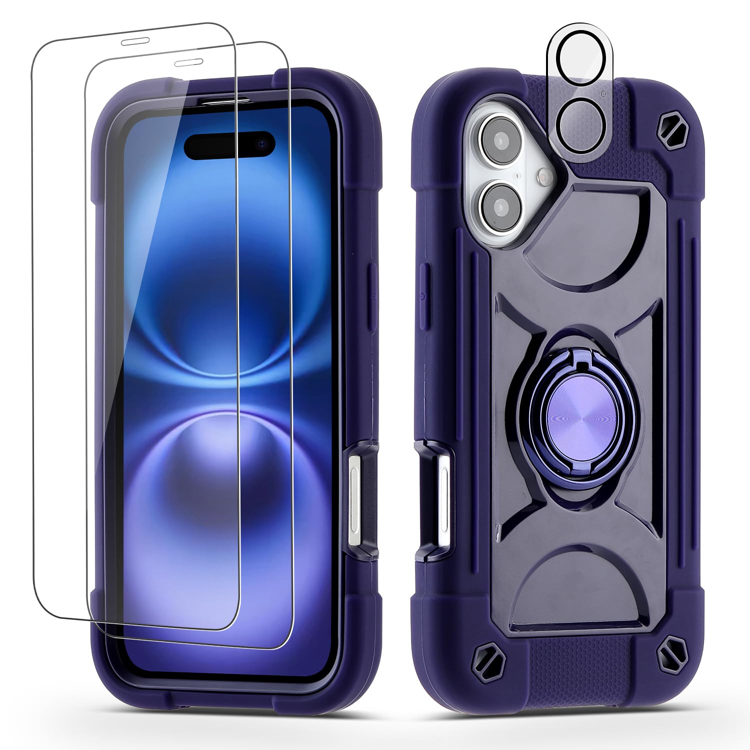 Capa De Telefone Cookiver Para Iphone 16 Plus De 6,7" Com Acesso.