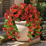 Flores Artificiais Inqcmy Outdoor Spring Decor Morning Glory