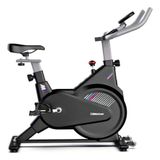 Bike Ergométrica Roda De Inércia De 5kg + Monitor Cardiaco Carga Máx 120kg Preto