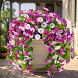 Flores Artificiais Inqcmy Outdoor Spring Decor Morning Glory