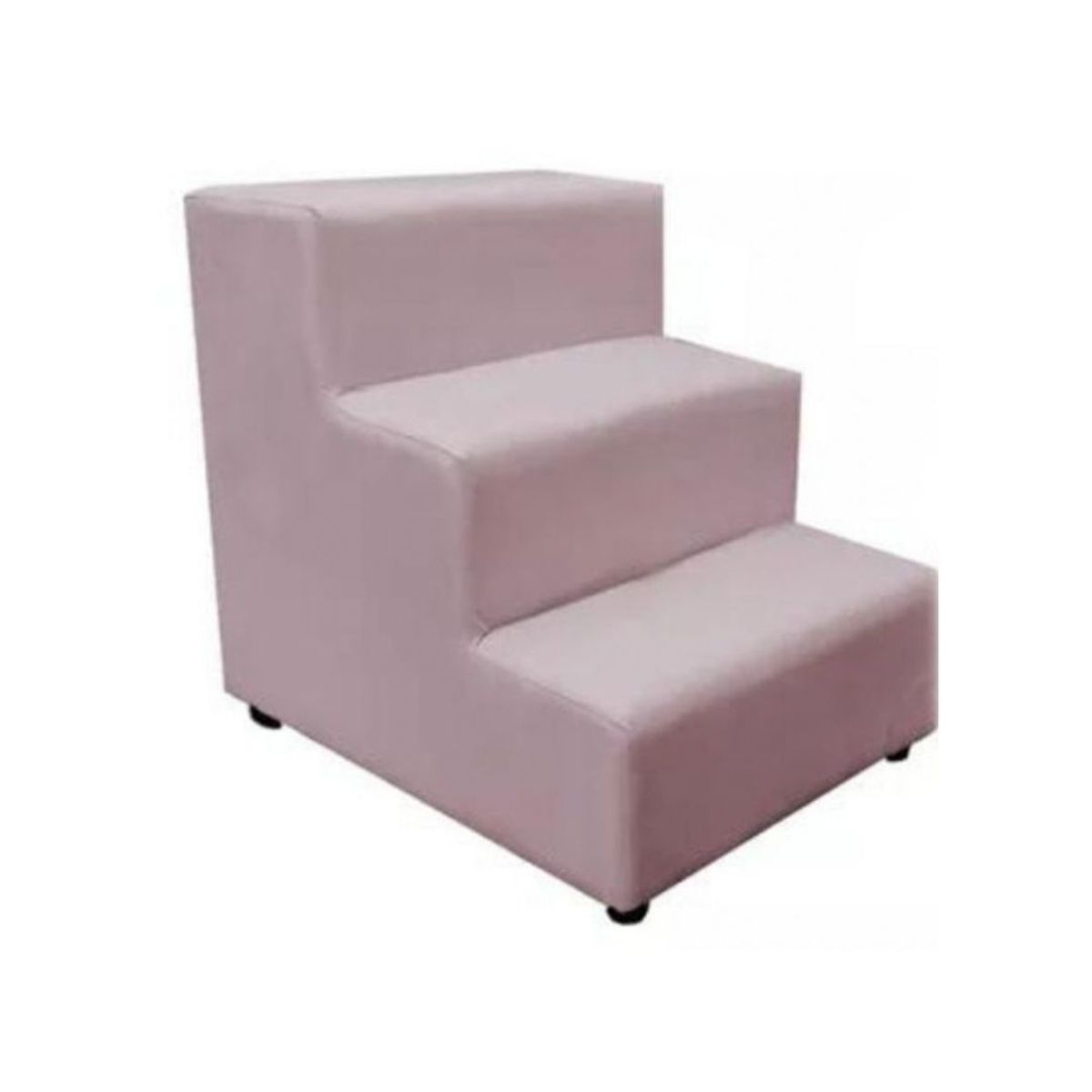 Escada Escadinha Pet Cachorro 3 Degraus Rampa Suede Grace