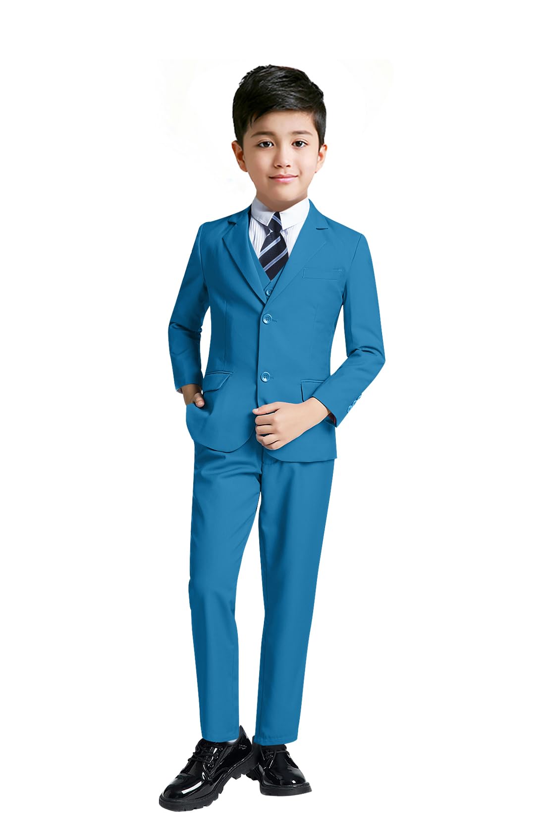 Suit Yuanlu Youth Kids Lake Blue Smoking, Tamanho 20