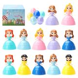 Brinquedos De Princesa Pré-cheios De Ovo De Páscoa, 12 Unidades Para Crianças
