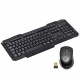 Teclado E Mouse Inova Sem Fio 2.4g Adaptador Nano Preto