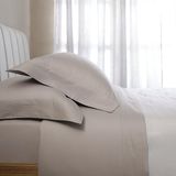 Jogo Cama Queen Argento Bege Antique Cetim 400 Fios