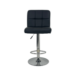 Banqueta Gomos Comfort Estofada Giratória Altura Regulável - Preto - 1