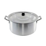 Caçarola Hotel Panela Industrial Em Alumínio Tampa 28cm 8,5l