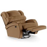 Poltrona Do Papai Reclinável Kalie Glider Giratória Fh9 Pu Caramelo - Mpozenato