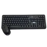 Teclado E Mouse Inova Sem Fio 2.4g Adaptador Nano