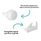 Mangueira Para Chuveiro 2,10m Universal Branca - Sintex