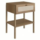 Mesa De Cabeceira Com 1 Gaveta Pés Madeira Arlo A10 Hanover - Mpozenato