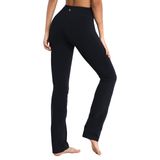 Calças De Ioga Bubblelime Straight Leg Tummy Control Para Mulheres