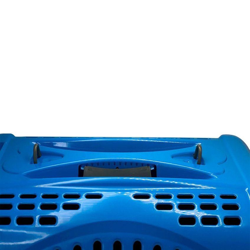 Caixa De Transporte Para Pet - Azul E Preto - imagem 4