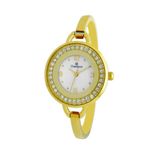 Relógio Champion Feminino Ref: Cf25732h Bracelete Dourado