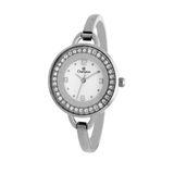 Relógio Champion Feminino Ref: Cf25732q Bracelete Prateado