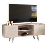 Rack Bancada De Tv 50 Pol 136cm Espain Z10 Off/calacata - Mpozenato