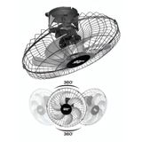Ventilador De Teto Turbo Orbital 360 50cm M2 Bivolt 6 Pás